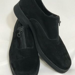 Aerosoles Black Suede Slip on flats, like new, worn once